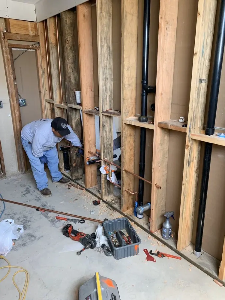 Commercial rough-in plumbing for Gas Line Repair in Somersworth